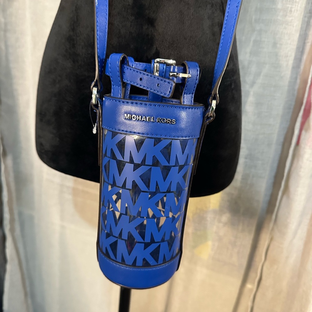 Michael Kors Blue Perforated Bag